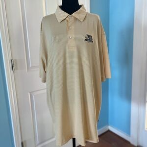 Vintage Straight Down Performance Polo US Open 2010 Sz XXL
